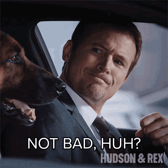 Not Bad Huh Charlie Hudson GIF - Not Bad Huh Charlie Hudson Rex GIFs