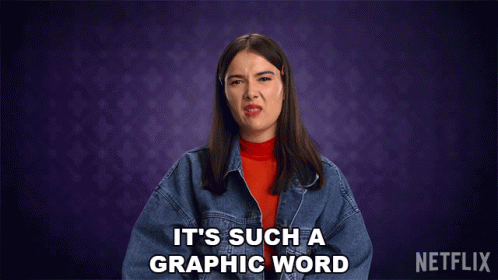 Its Such A Graphic Word History Of Swear Words GIF - Its Such A Graphic Word History Of Swear Words It A Bad Word GIFs