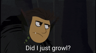 a cartoon of a man with the words " eh it was more like " below him