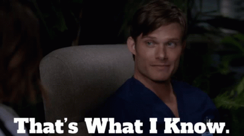 Greys Anatomy Atticus Lincoln GIF - Greys Anatomy Atticus Lincoln Thats What I Know GIFs