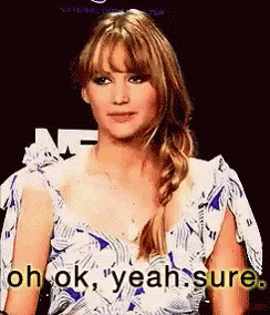 Jennifer Lawrence Oh Ok GIF - Jennifer Lawrence Oh Ok Yeah GIFs