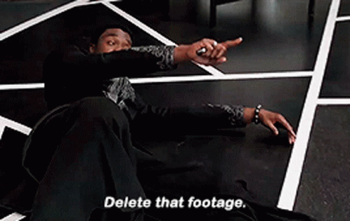 Black Panther Delete GIF - Black Panther Delete Footage GIFs