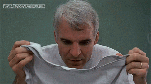 Inspecting Underwear Neal Page GIF - Inspecting Underwear Neal Page Steve Martin GIFs