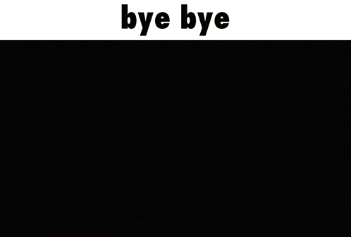 a cartoon of a man with a beard wearing sunglasses and a hat that says " bye bye "