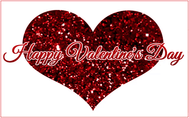 a red heart with the words " happy valentine 's day " on it