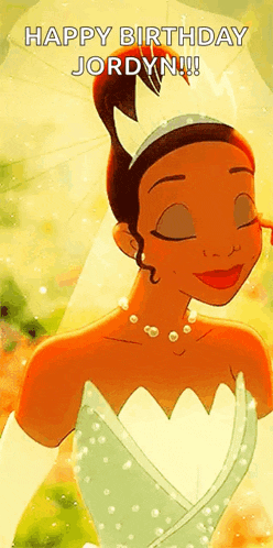 tiana from the princess and the frog is wearing a wedding dress .