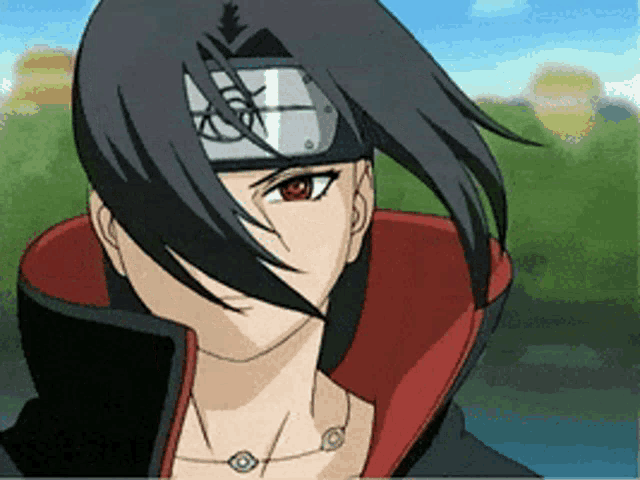 a cartoon character with a headband on his head