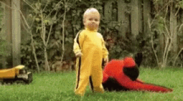 Baby Fight GIF - Baby Fight Bruce Lee GIFs