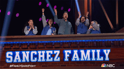 Cheering Family Game Fight GIF - Cheering Family Game Fight Hooray GIFs