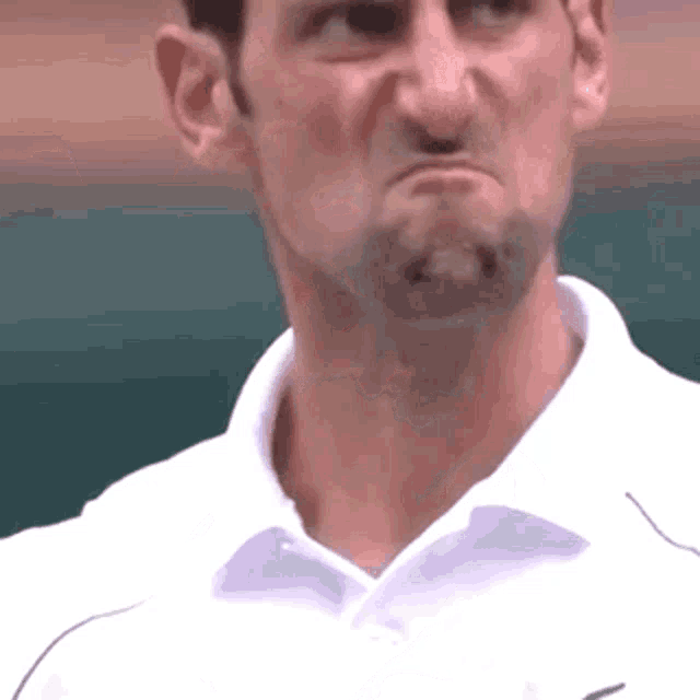Novak Djokovic Grumpy GIF - Novak Djokovic Grumpy Scowl GIFs