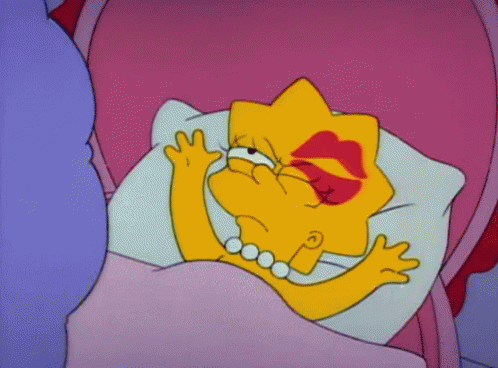 The Simpsons Lisa Simpson GIF - The Simpsons Lisa Simpson Kiss GIFs