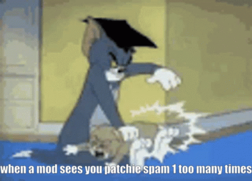 Patchie Spam Spank GIF - Patchie Spam Spank Tom And Jerry GIFs