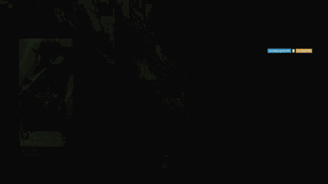 a video game shows a character named mozzie in a hallway