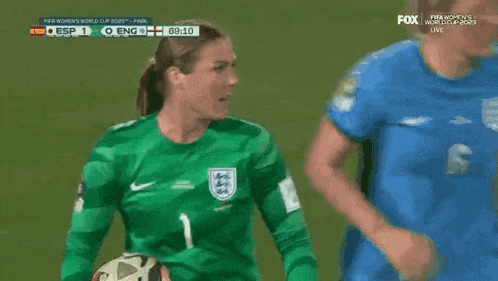 a soccer game is being played on fox