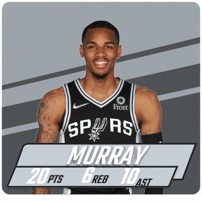 a basketball player wearing a spurs jersey