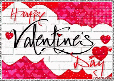 Valentine Card Happy Valentines Day GIF - Valentine Card Happy Valentines Day Hearts GIFs