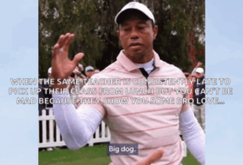 Tiger Woods Big Dog GIF