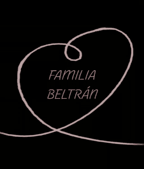 a black background with the words familia beltran
