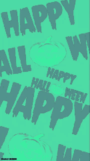 a poster that says happy all halloween