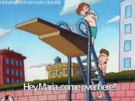Hey Maria, Come Over Here!!! - Hey Arnold GIF - Come Over Hey Arnold Maria GIFs