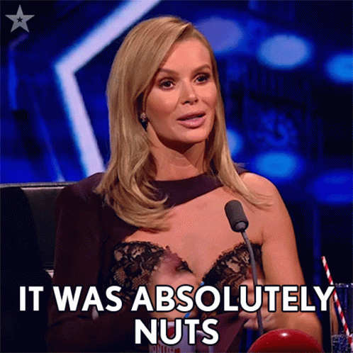 It Was Absolutely Nuts Amanda Holden GIF - It Was Absolutely Nuts Amanda Holden Bgt GIFs