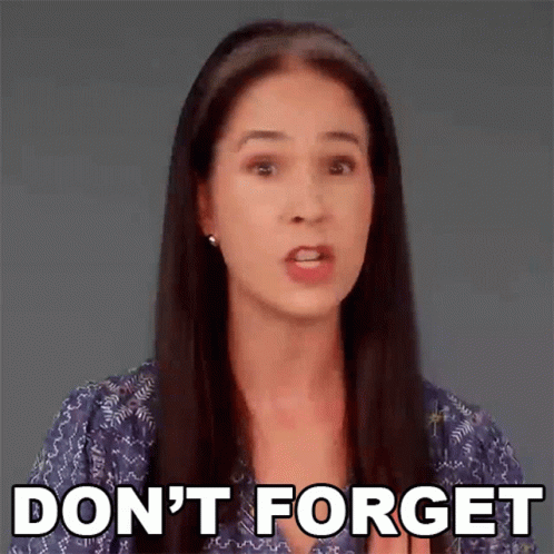 Dont Forget Rachel Smith GIF - Dont Forget Rachel Smith Rachels English GIFs