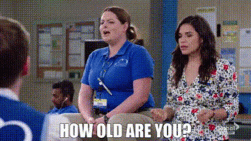 Superstore Dina Fox GIF - Superstore Dina Fox How Old Are You GIFs