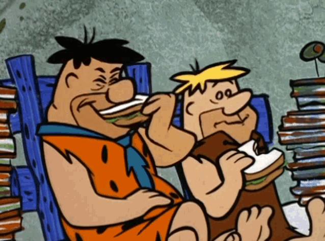 Fred Flintstone Barney Rubble GIF - Fred Flintstone Barney Rubble The Flintstones GIFs