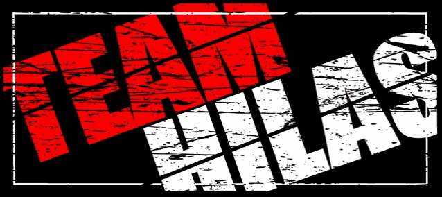 a black background with red and white letters that says ' texas atlas ' on it