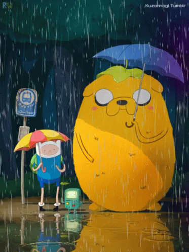 Bedtime Rain GIF - Bedtime Rain Adventure Time GIFs
