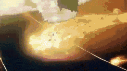a close up of a person 's face with a lot of smoke coming out of it