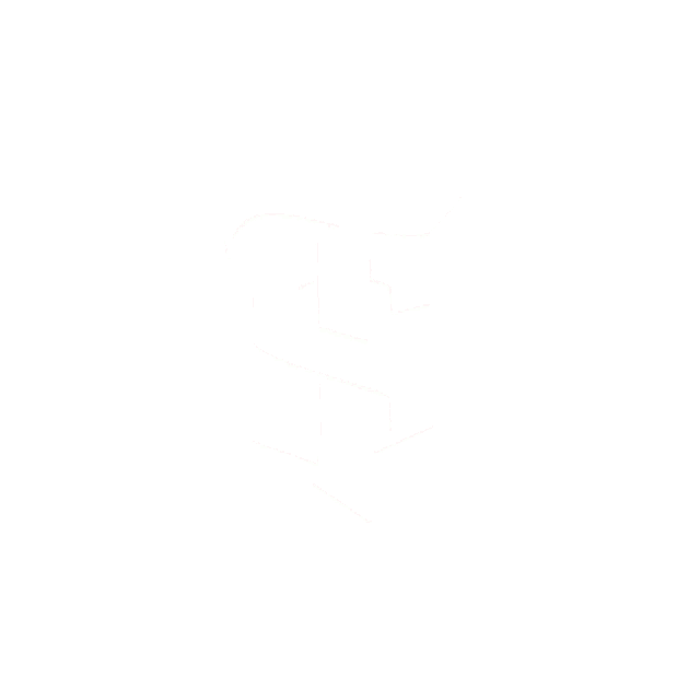 a white background with a red letter f
