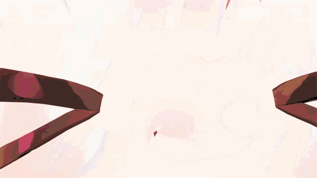 a close up of a 3d anime girl 's face with her eyes closed .