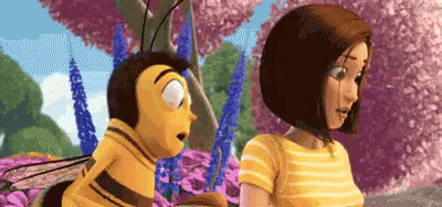 Shocked - Bee Movie GIF
