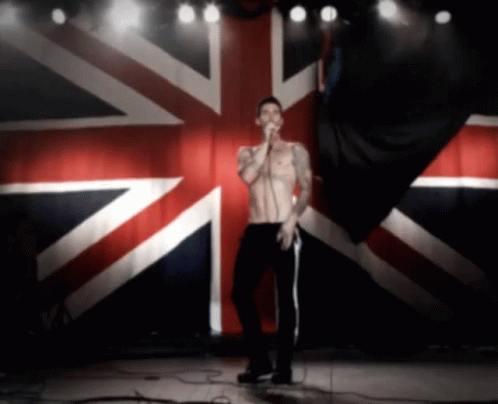 Singing Flag Falling GIF - Singing Flag Falling United Kingdom GIFs