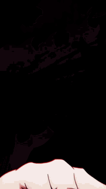 a close up of a person 's hand with their fingers crossed on a black background .