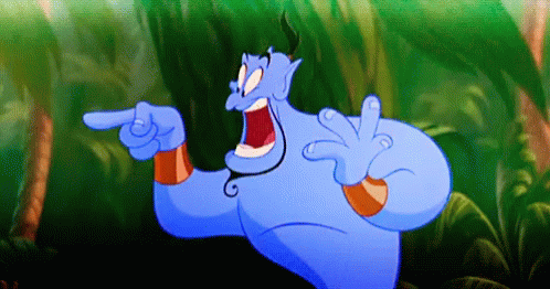 Genie Aladdin GIF - Genie Aladdin Shock GIFs