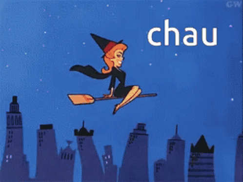 Chau Chau Witch GIF - Chau Chau Witch Flying GIFs