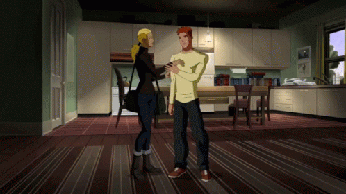 Artemis Kiss GIF - Artemis Kiss Young Justice GIFs