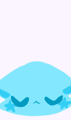 a blue cat with two stars on its face
