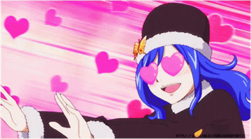 Im So Excited To See You Hearts GIF - Im So Excited To See You Hearts Anime GIFs