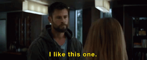 Avengers Endgame Thor GIF - Avengers Endgame Thor I Like This One GIFs