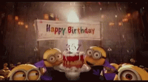 Minions Happy Birthday GIF - Minions Happy Birthday Celebrate GIFs