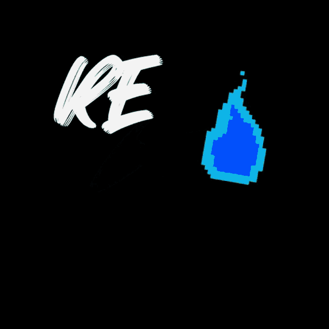 a drawing of a drop of water with the letters ba