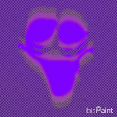 a cartoon face with a green tongue sticking out