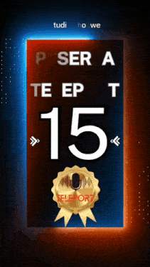 a poster that says ' p ser a te ep t 15 ' on it