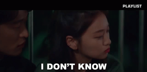 I Dont Know 김이경 GIF - I Dont Know 김이경 이현 GIFs