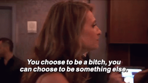 Choose To Be A Bitch GIF - Real Housewives Bethenny Frankel Choose To Be A Bitch GIFs