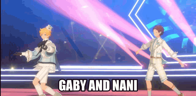 Gaby Nani GIF - Gaby Nani Mitsuru Tenma GIFs