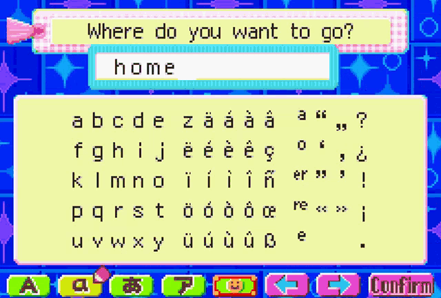 where do you want to go is written on a screen
